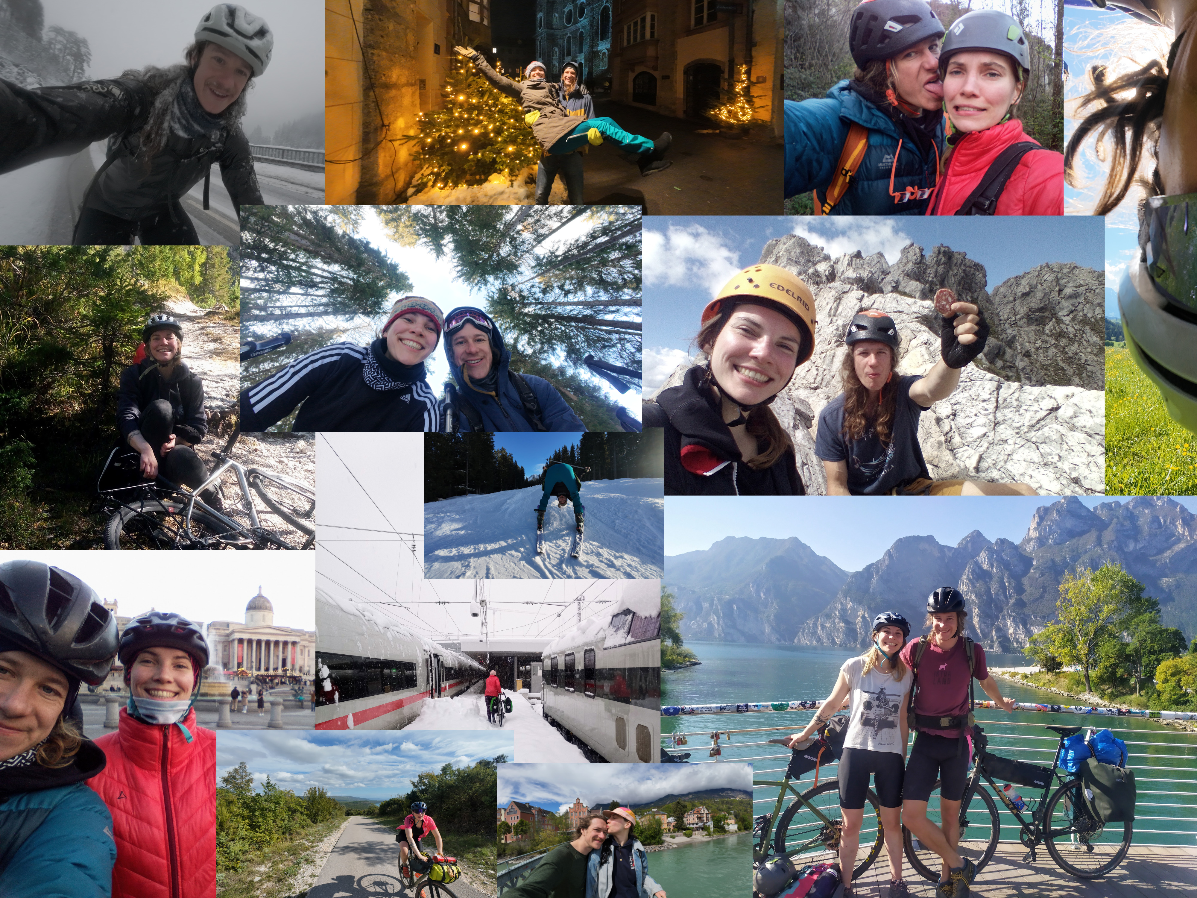 A collage with lots of memories together